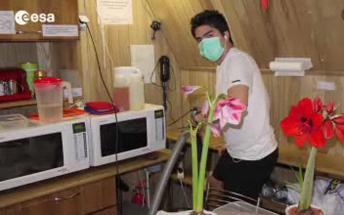 Limpieza en la misión Mars 500 de la ESA