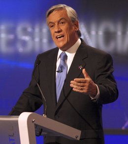 El candidato presidencial chileno Sebastián Piñera 