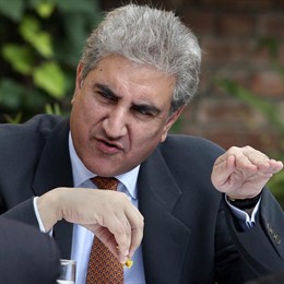Ministro de Asuntos Exteriores de Pakistán, Shah Mehmud Qureshi