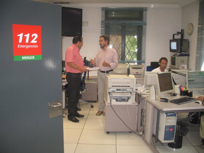Visita a las instalaciones del 112 en Jaén