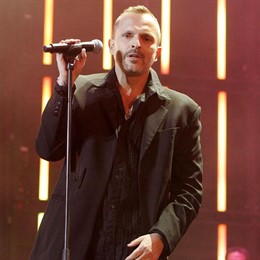 Imagen de uno de los conciertos de Miguel Bosé