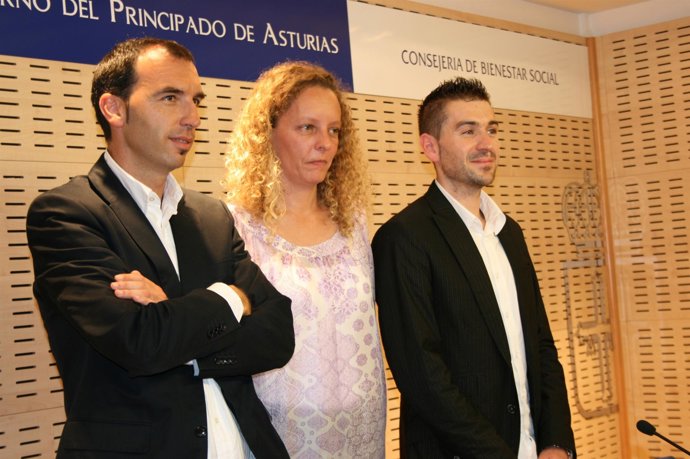 Noemí Martín, Luis Miguel Romero y Marcos Cienfuegos