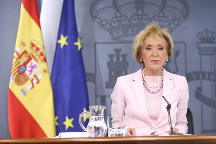 María Teresa Fernández de la Vega, vicepresidenta primera del Gobierno
