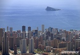 Imagen de la costa de Benidorm