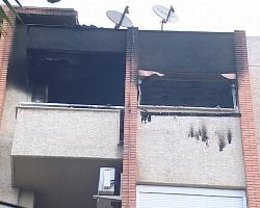 La vivienda siniestrada