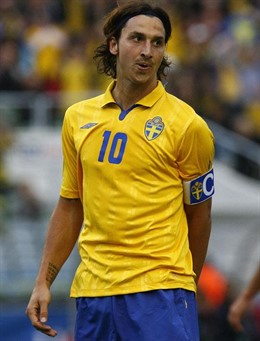 El delantero sueco Zlatan Ibrahimovic