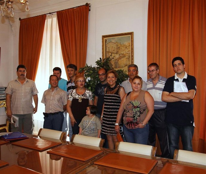 Un momento de la firma