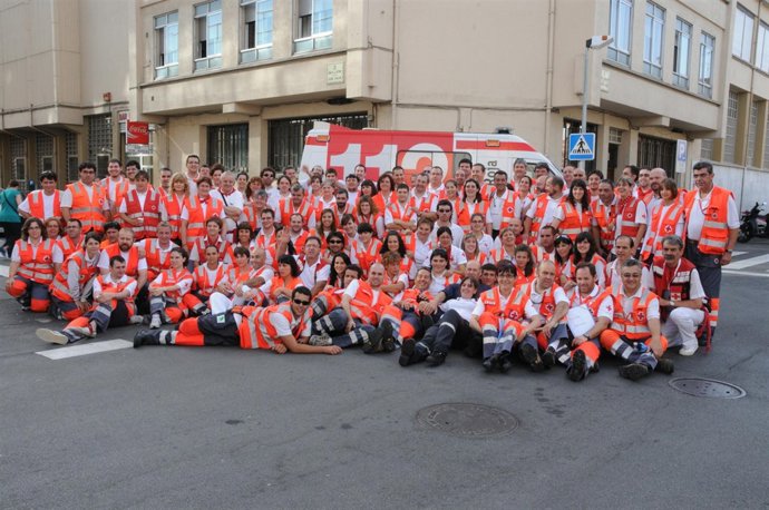 Dispositivo de Cruz Roja para San Fermín 2010.