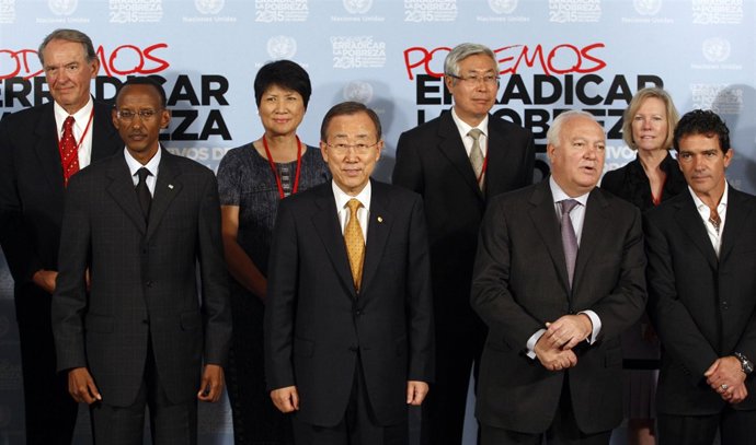 Ban Ki Moon, Kagame y Moratinos