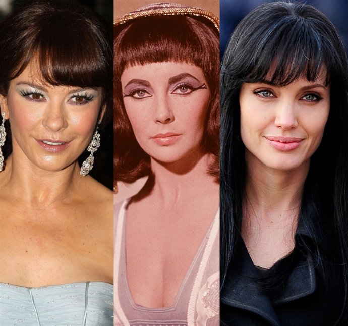 Montaje con Catherine Zeta-Jones, Elizabeth Taylor y Angelina Jolie
