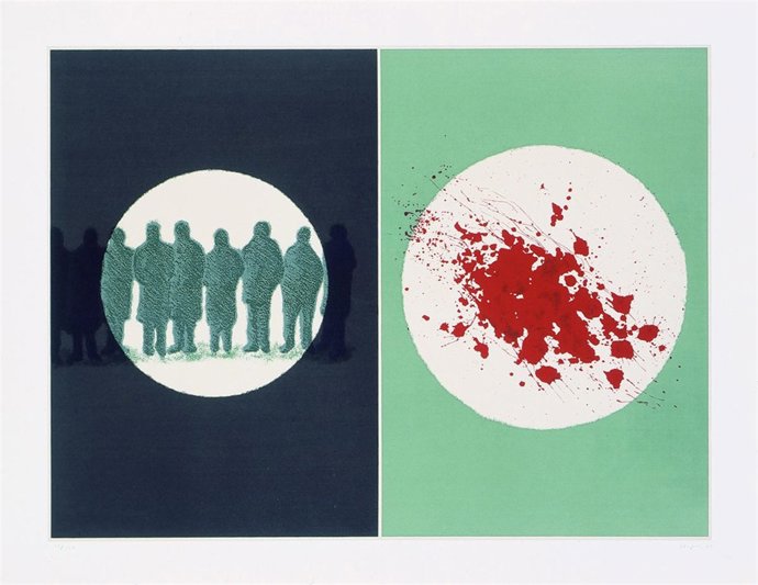 Una obra de Genovés incluida en la muestra