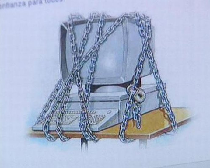 Virus informático en San Valentín