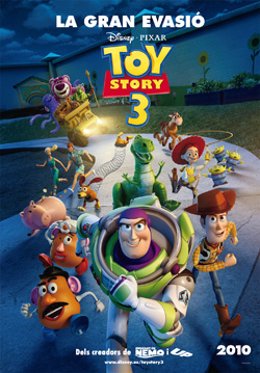 Cartel de 'Toy Story 3' en catalán