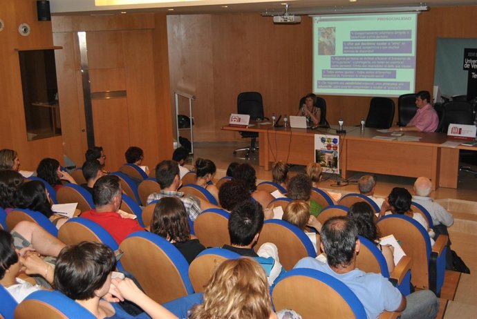 Alumnos asisten al curso en la Universidad de Verano de Teruel