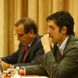 José Antonio Alonso y eduardo Madina