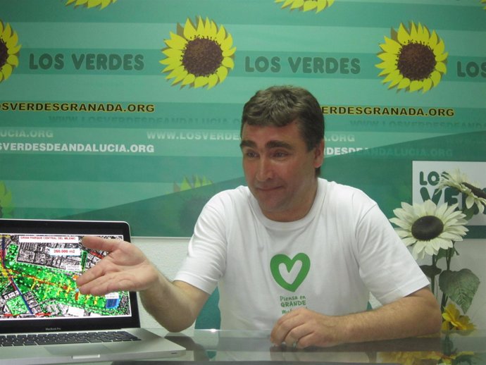 El portavoz de Los Verdes de Andalucía, Mario Ortega