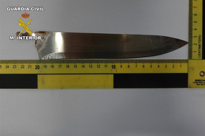 La Guardia Civil detiene a una persona por asestar tres puñaladas a un súbdito m