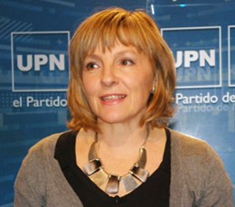 María Caballero, senadora de UPN.