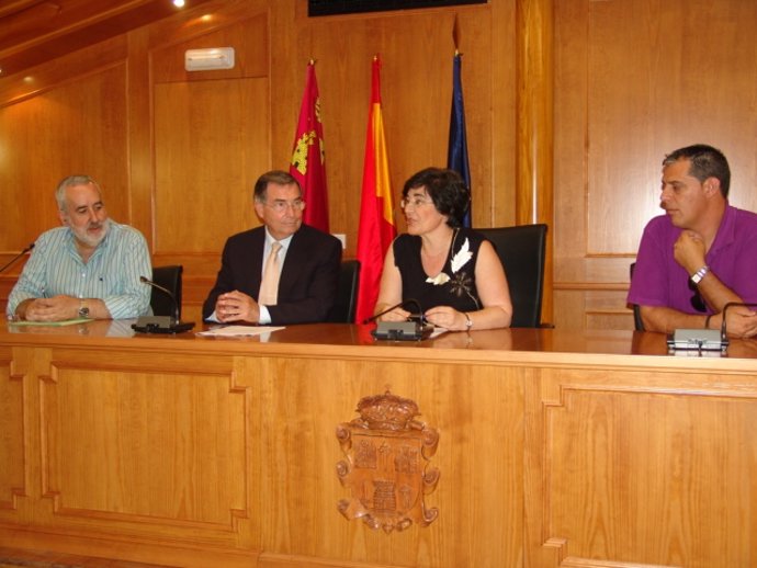 Visita del Defensor del Pueblo de la Región de Murcia a Pliego