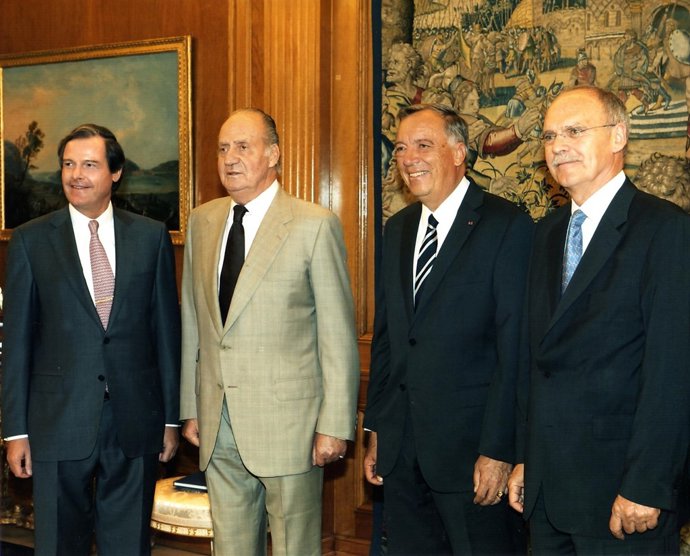 El Rey recibe a la Cámara de Comercio alemana