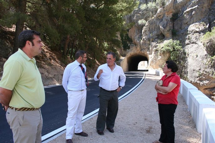 Valdivielso durante su visita al Puerto de Tíscar