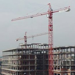 Edificio construccion grua