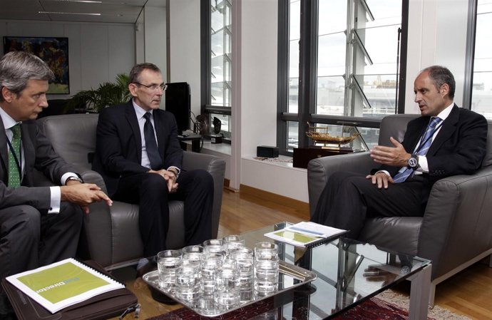 Francisco Camps y Andris Piebalgs