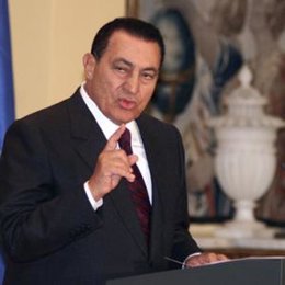 Mubarak Hosni Presidente egipto visita españa moncloa