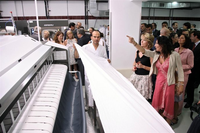 Visita a la lavandería de la Fundación