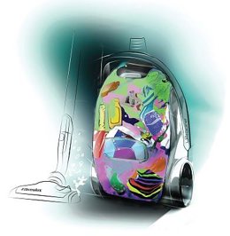 Prototipo del aspirador que fabricará Electrolux con plásticos recogidos en los 