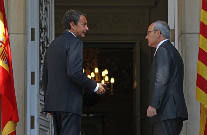 Reunión de Zapatero y Montilla en Moncloa