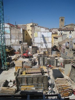 Obras en el Centro de la Cultura del Rioja