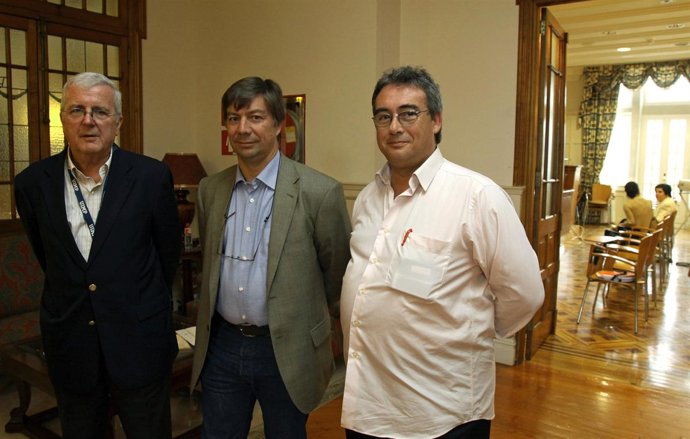 José Antonio Sarahuja, Tomás Mallo y Félix Peña.