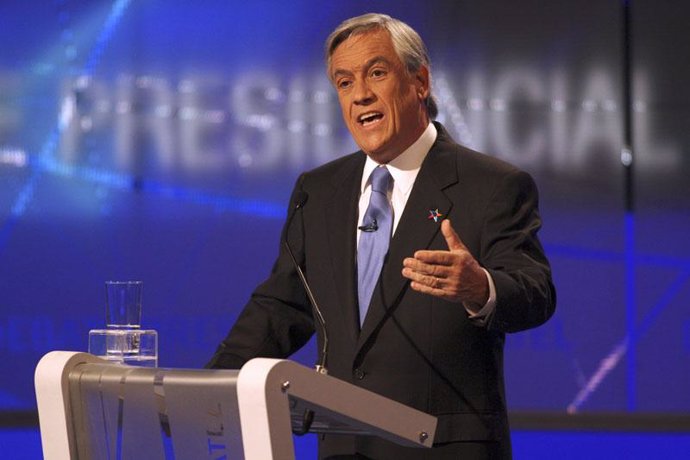 El candidato presidencial chileno Sebastián Piñera 