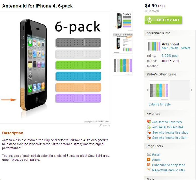 Tiritas para iPhone 4