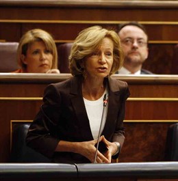 Vicepresidenta económica del Gobierno, Elena Salgado