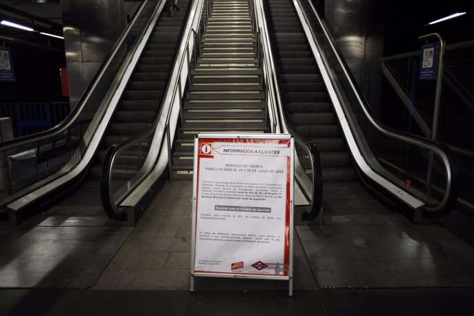 Recurso de la huelga en Metro de Madrid