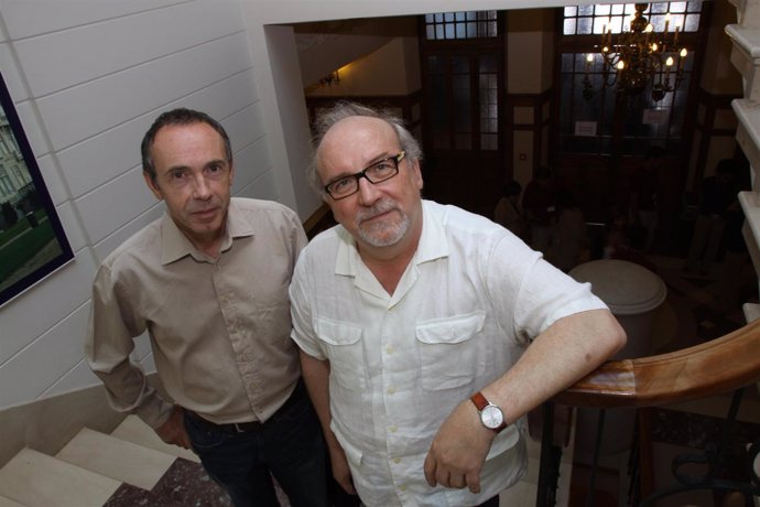Javier Trueba y Juan Manuel García Ruiz en la UIMP