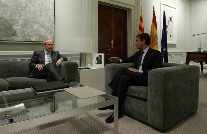 Reunión de Zapatero y Montilla