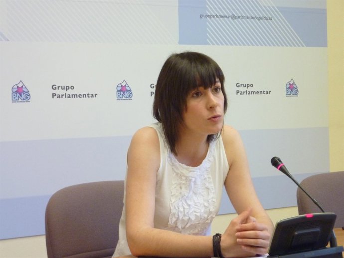 Ana Pontón, diputada del BNG en el Parlamento de Galicia