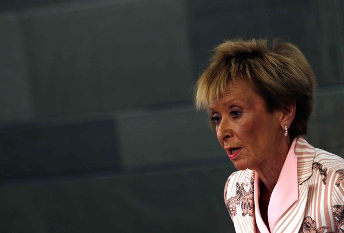 La vicepresidenta del Gobierno Fernández de la Vega