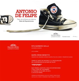 COMUNIDAD VALENCIANA   INAUGURACIÓNEXPOSICIÓNANTONIODEFELIPEENELPALAUDELAMÚSICAD