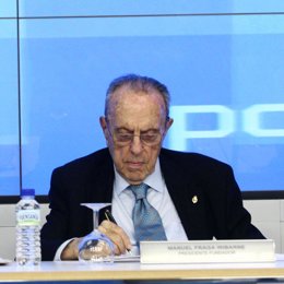 El senador del PP, Manuel Fraga
