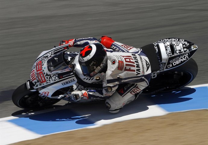 Lorenzo consiguió la 'pole'