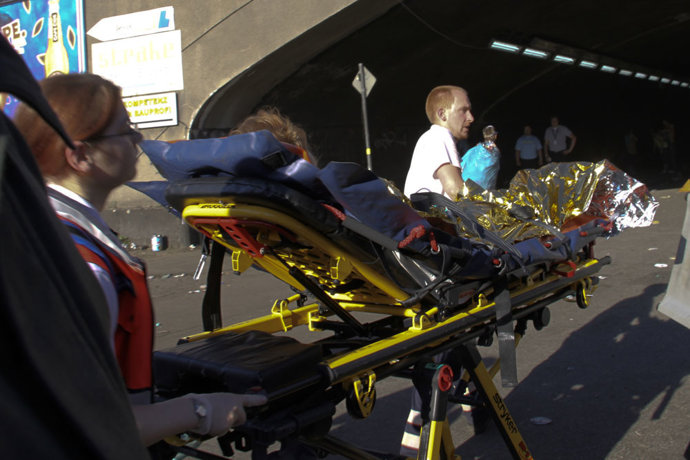 Avalancha en la Love Parade