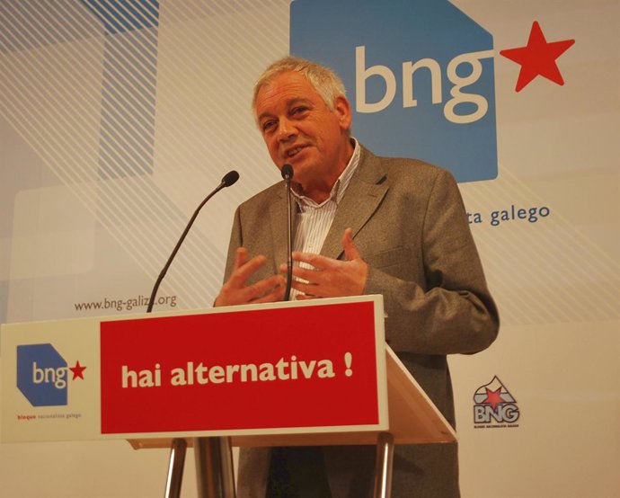El portavoz nacional del BNG, Guillerme Vázquez