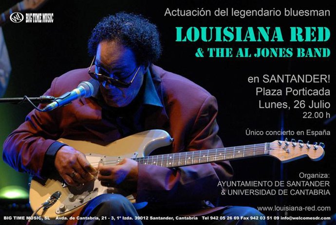 Louisiana Red En Santander, 26 De Julio En Plaza Porticada