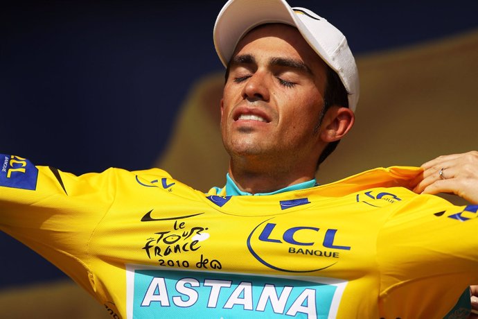 El ciclista español Alberto Contador