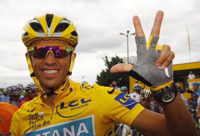 Alberto Contador gana su tercer tour