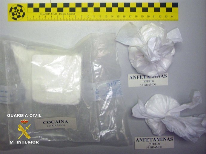 Droga intervenida en Laredo